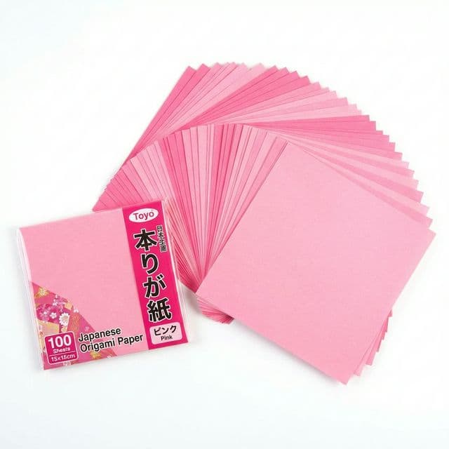 Papier Origami Toyo - Uni (100 feuilles)
